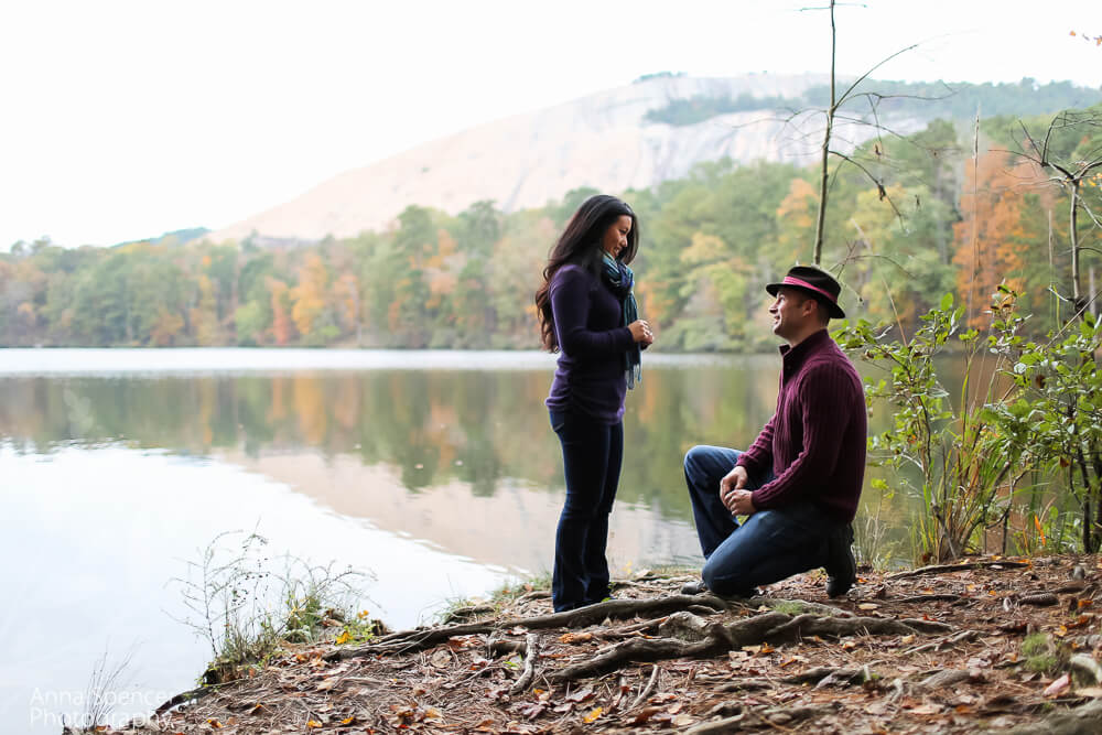 Stone Mountain Park is perfect for proposing to your loved one