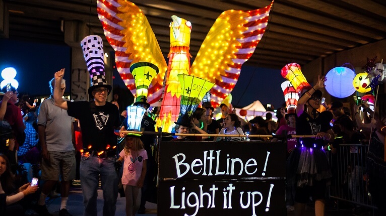 Atlanta Beltline Lantern Parade